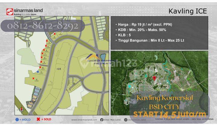 Dijual Kavling At Bsd City 12