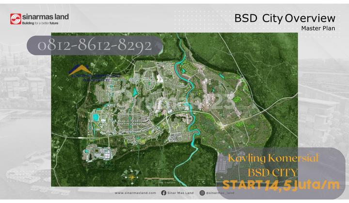 Dijual Tanah Kavling Bsd City, Tangerang 6.000 Ha 6