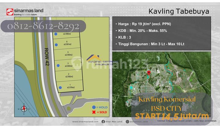 Dijual Tanah Kavling Bsd City, Tangerang 6.000 Ha 17