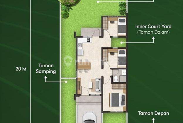 Rumah murah luas 160m² Kota podomoro tenjo premium 55/160