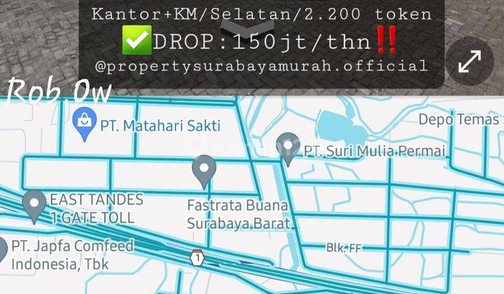 RENT: Gudang Margomulyo Permai NEGO 1