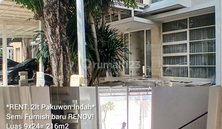 RENT 2LT RMH BARU RENOV PAKUWON INDAH, FURNISH 1