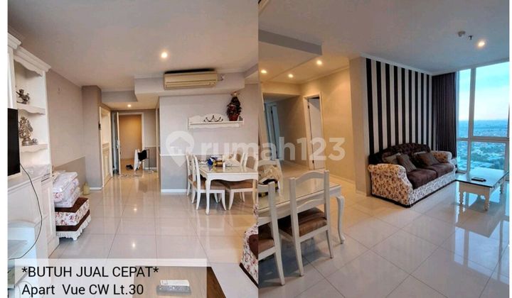 Apart Vue Ciputra World Mall 3br+1, Jual 2.1m Nego / Sewa 130jt/th 1