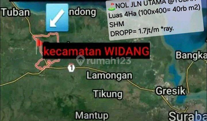 Tanah Industri Jalan Raya Utama Tuban Jawa Timur, Nego Sampai Deal! 1
