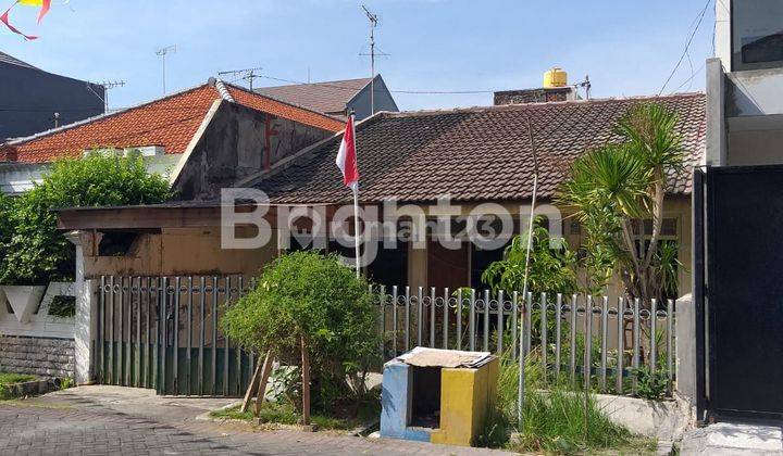 RUMAH 1 LANTAI HIT TANAH MANYAR JAYA ROW JALAN 3 MOBIL DEKAT PETRA NGAGEL TOMPOTIKA KLAMPIS GALAXY MALL 1