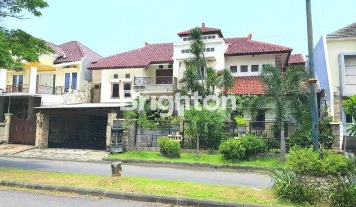 RUMAH MEWAH KLASIK 2LANTAI BOULEVARD PURI MAS TANAH LOT DEKAT JUANDA MITRA KELUARGA RAYA MERR 1