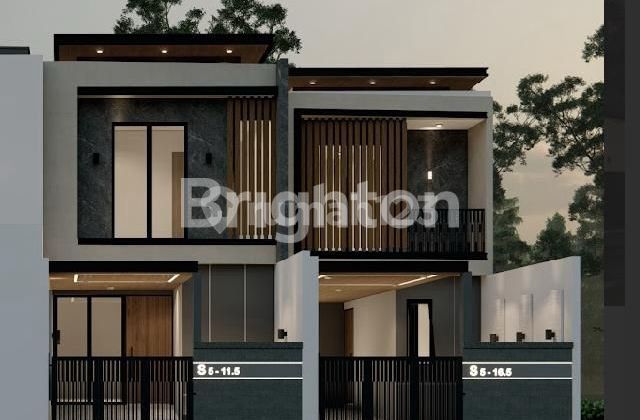 RUMAH 2 LANTAI NEW MINIMALIS MEDITERAN SELANGKAH RAYA MERR ARAYA KLAMPIS NGINDEN PANJANG JIWO 1