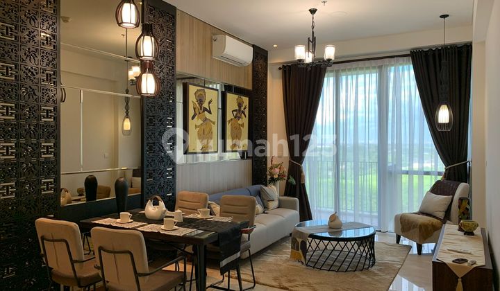 Disewa apartemen marigold nava park bsd city disewa cepat furnish tinggal masuk koper siap huni