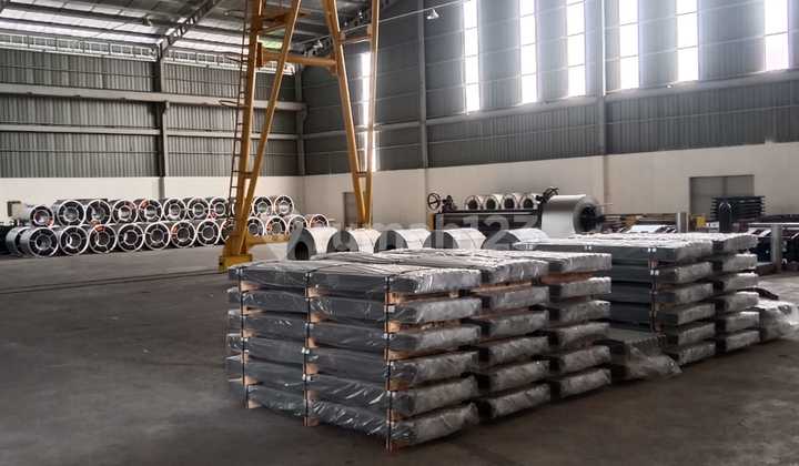 Gudang baru Blesindo Legok luas 2.128 m , hoist 3 unit