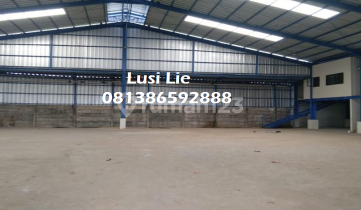 New Legok warehouse, 720 m² spacious, container access.