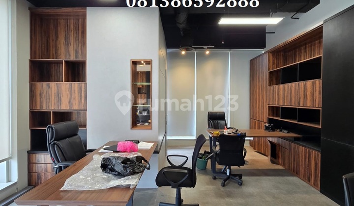 Office Gold Coast Pik Luas 104M, Semi Furnished Rapi