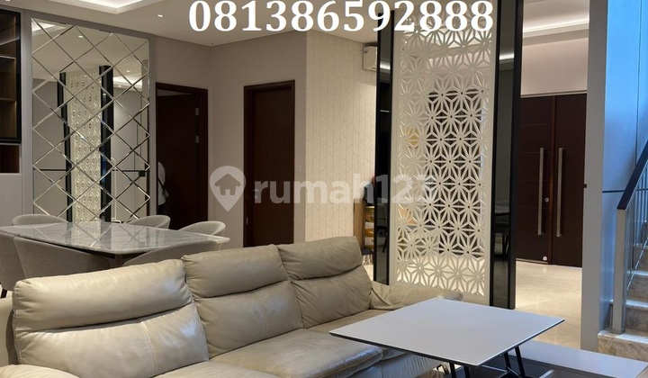 Rumah Golf Island Pik Furnished Bagus Mewah