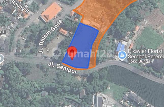 Land for Rent on Jl Utama Sempol Prerenan Canggu