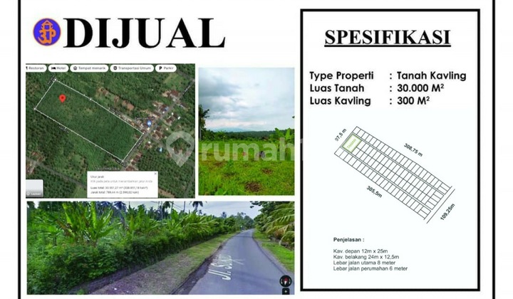 Tanah kavling murah lokasi strategis cocok investasi 1