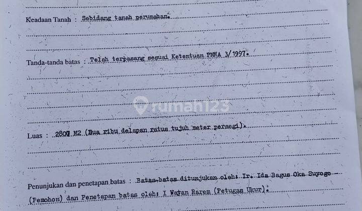 Tanah dekat pantai cocok villa harga murah view bagus 2