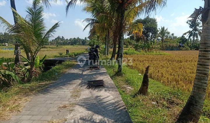 TANAH VIEW SAWAH DAN GUNUNG CANTIK DI UBUD  2