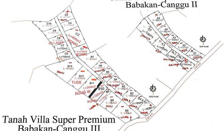 TANAH TERMURAH DI BABAKAN CANGGU DEKAT KE PANTAI BATUBOLONG  2