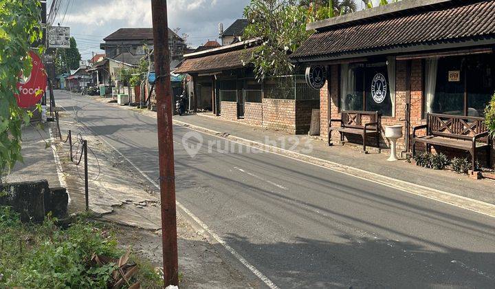 TANAH PINGGIR JALAN RAYA DI UBUD PALING MURAH  1