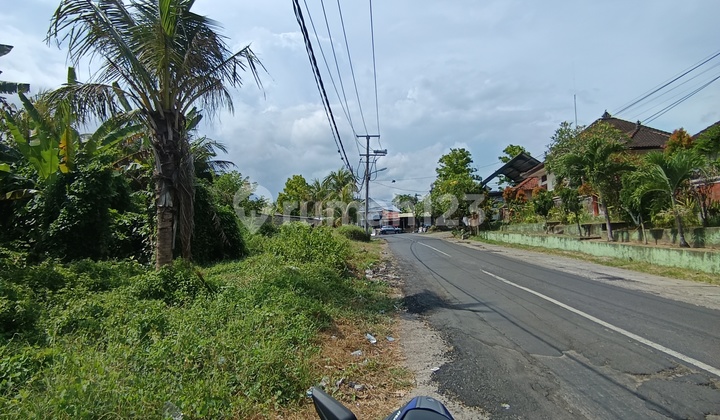 Tanah Dijalan Utama Cocok Bisnis Harga Murah Zona Kuning 