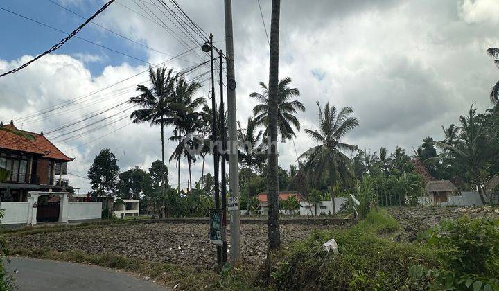 Land Near Central Ubud View Rice Fields Cheap Price 2