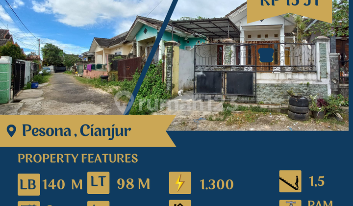 Disewakan Rumah 1 Lantai di Perum Pesona Cianjur 1
