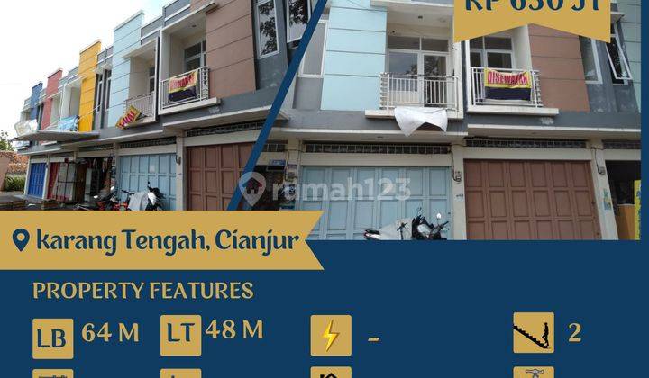Ruko Bagus SHM di Cianjur Kota 1