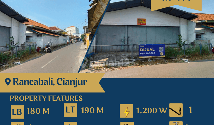 Dijual Gudang di Tengah Kota Cianjur  1