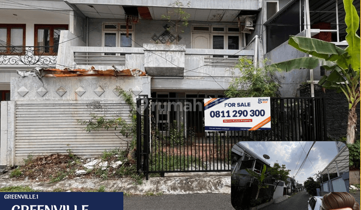 Dijual Murah Rumah Tua Hitung Tanah Luas 269m di Green Ville 1