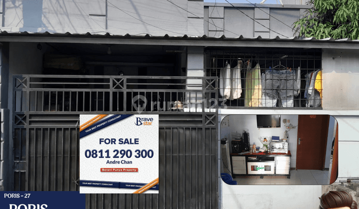 Dijual Murahh Nego Sampai Jadi , Rumah Luas 66m di Poris Indah 1