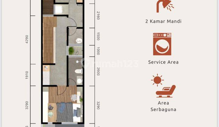 Dijual Rumah Baru 3lt SHM Modern Japandi Living di Taman Ratu 2