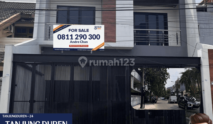 Dijual Rumah Baru 2lt Lb 346m , 7 Kt , SHM di Tanjung Duren  1