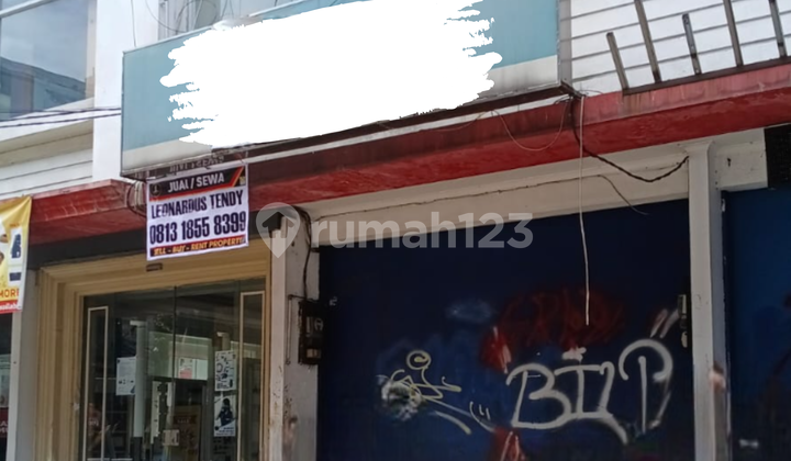 Disewakan Ruko 4 lt, Tengah Kota, 100 mtr dari Stasiun Bandung, Ada Lift
