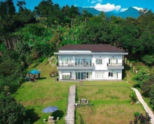 Villa Puncak Ciawi Bogor Dekat Gadog View Gunung Salak Tanah Luas 1