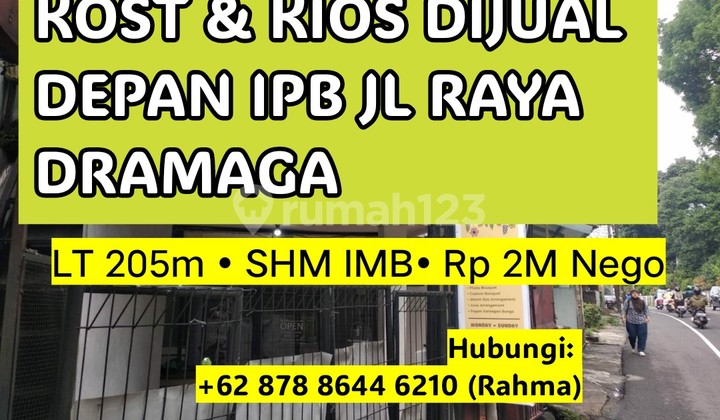 Kios Ruko Dan Kost Kosan Dekat Ipb Dramaga Pinggir Jalan Bogor 1