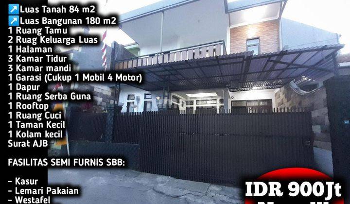 Rumah 3 Lantai SHM di Mekarsaluyu Cimenyan, Bandung 1