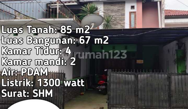 Rumah Second Murah Sarijadi Sukasari Dekat Tol Pasteur Kota Bandung Shm 1