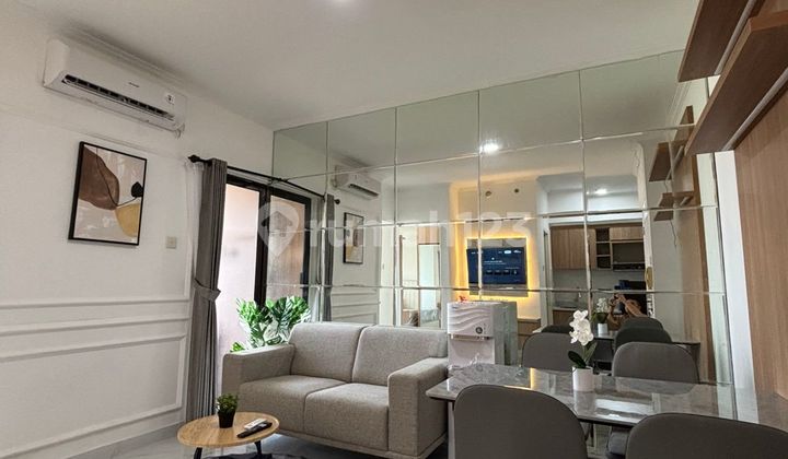 Disewakan 2 Kamar Apartemen Gading Mediterania Full Furnish Baru