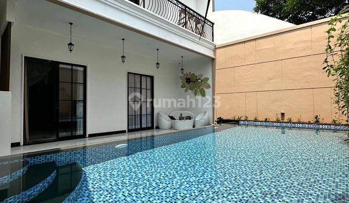 Rumah Mewah Private Pool Full Furnish Dekat Tol Andara  1