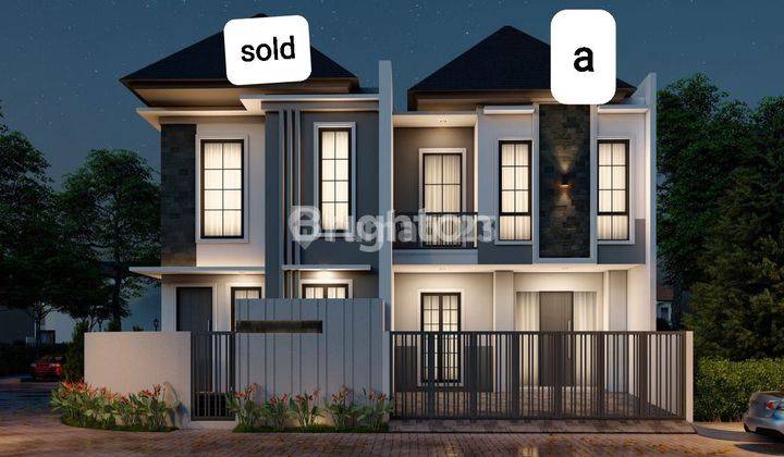 RUMAH BARU MINIMALIS DI  ARAYA SURABAYA HARGA 2M AN AJA 1