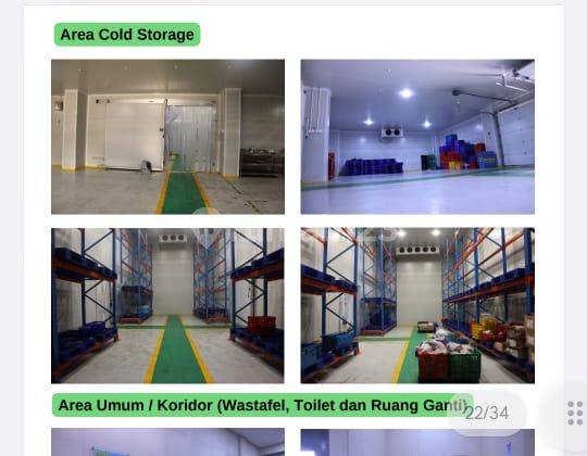 Di jual Pabrik eks PABRIK Frozen FOOD di Bogor harga DiBawah NJOP