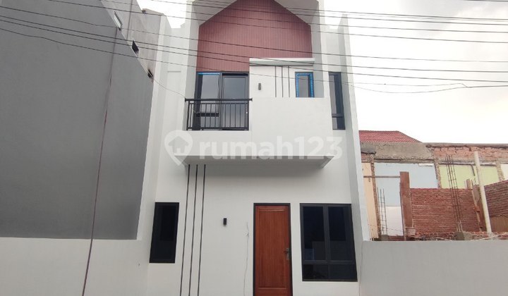 Rumah 2 Lantai Murah di Cijantung Pasar Rebo Jakarta Timur Design Menarik 2