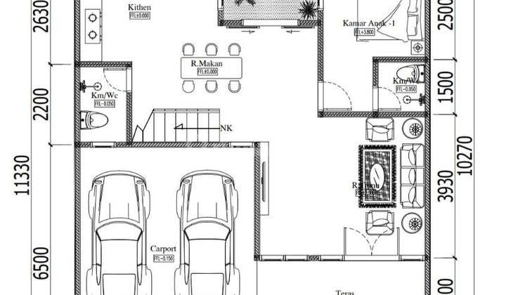 Rumah Design Premium di Jagakarsa Cilandak KKO Jakarta Selatan 2