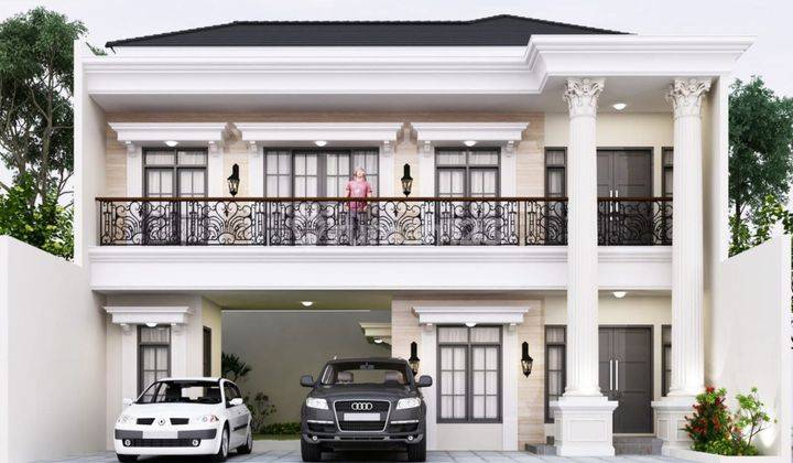 Rumah Mewah Megah di Tanah Baru Beji Depok Jalan Utama Strategis 1