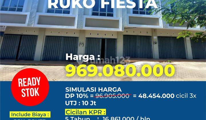 Ruko siap pakai termurah di lokasi dekat summarecon makassar 1