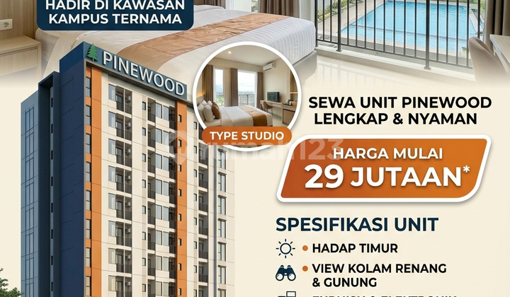Annual Apartment Rental Near ITB Unpad Campus