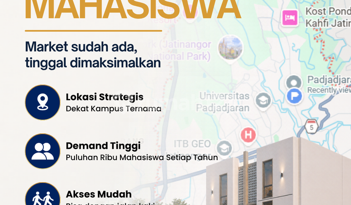 Rumah Kost Dekat Kampus Unpadsa di Akses Jalan Kaki ke Kampus Full Furnished Free SHM Rumah Kost Dekat Kampus Unpadsa di Akses Jalan Kaki ke Kampus Full Furnished Free SHM