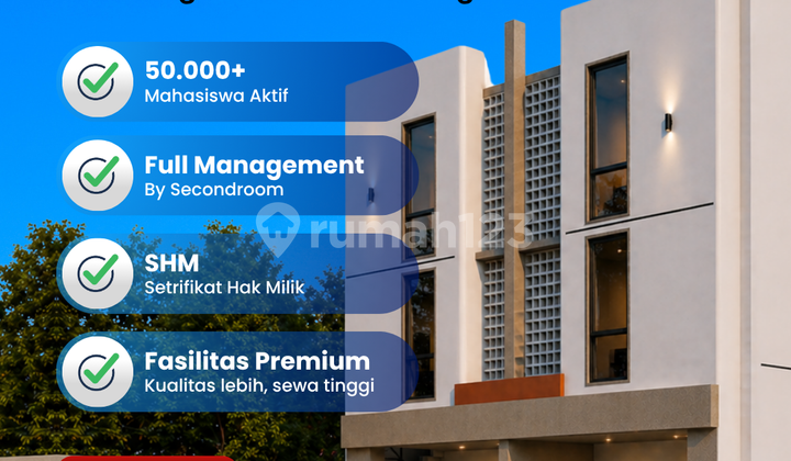 Boarding House Near Unpadsa Campus, Walking Distance to Campus, Fully Furnished, Free SHM