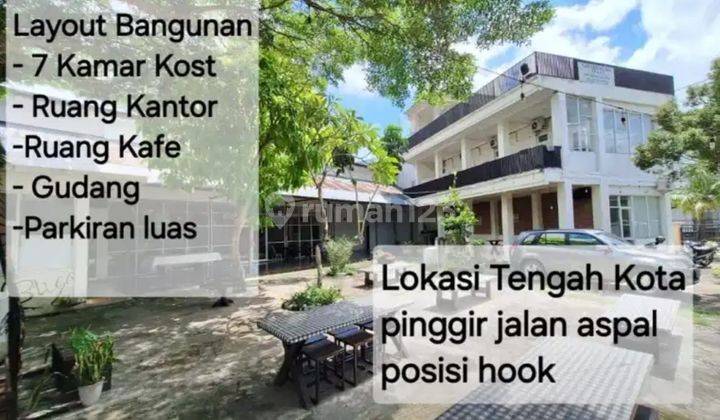 JUAL CEPAT RUMAH KANTOR USAHA CAFE DAN KOST Rumah di Gunungsari SHM Bagus 1