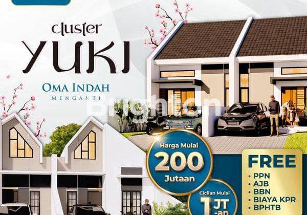 OMA INDAH MENGANTI CLUSTER YUKI, RUMAH CANTIK NUANSA JEPANG HARGA BERSAHABAT 1