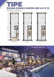 Ruko Osaka 2 Muka Hadap Jalan Dan Danau Pik2 Murah 2